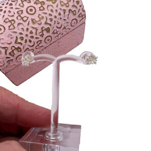 9ct Diamond Star Earrings