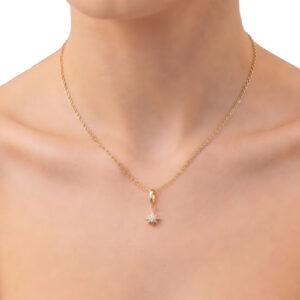 9ct Diamond Star Pendant