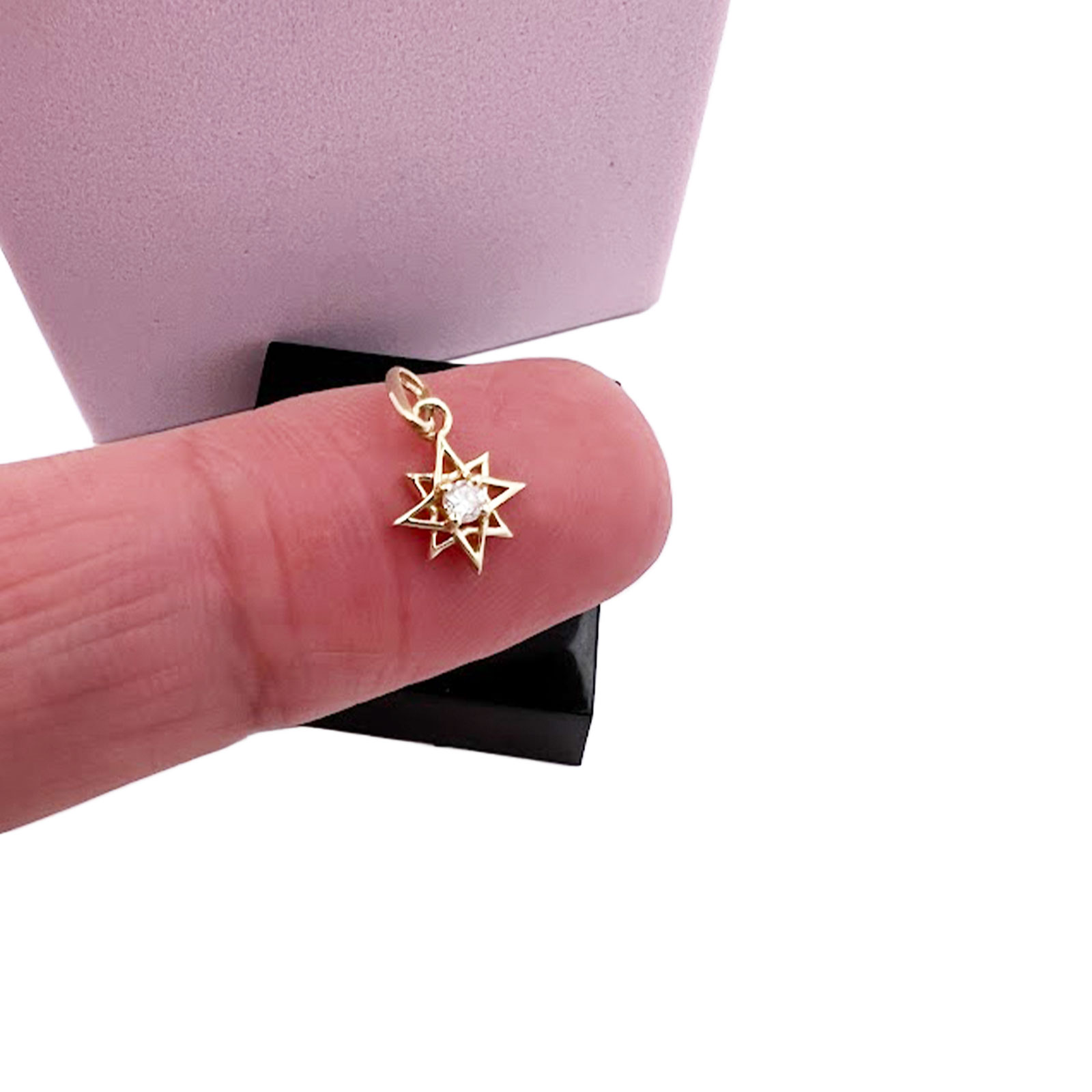 9ct Diamond Star Pendant