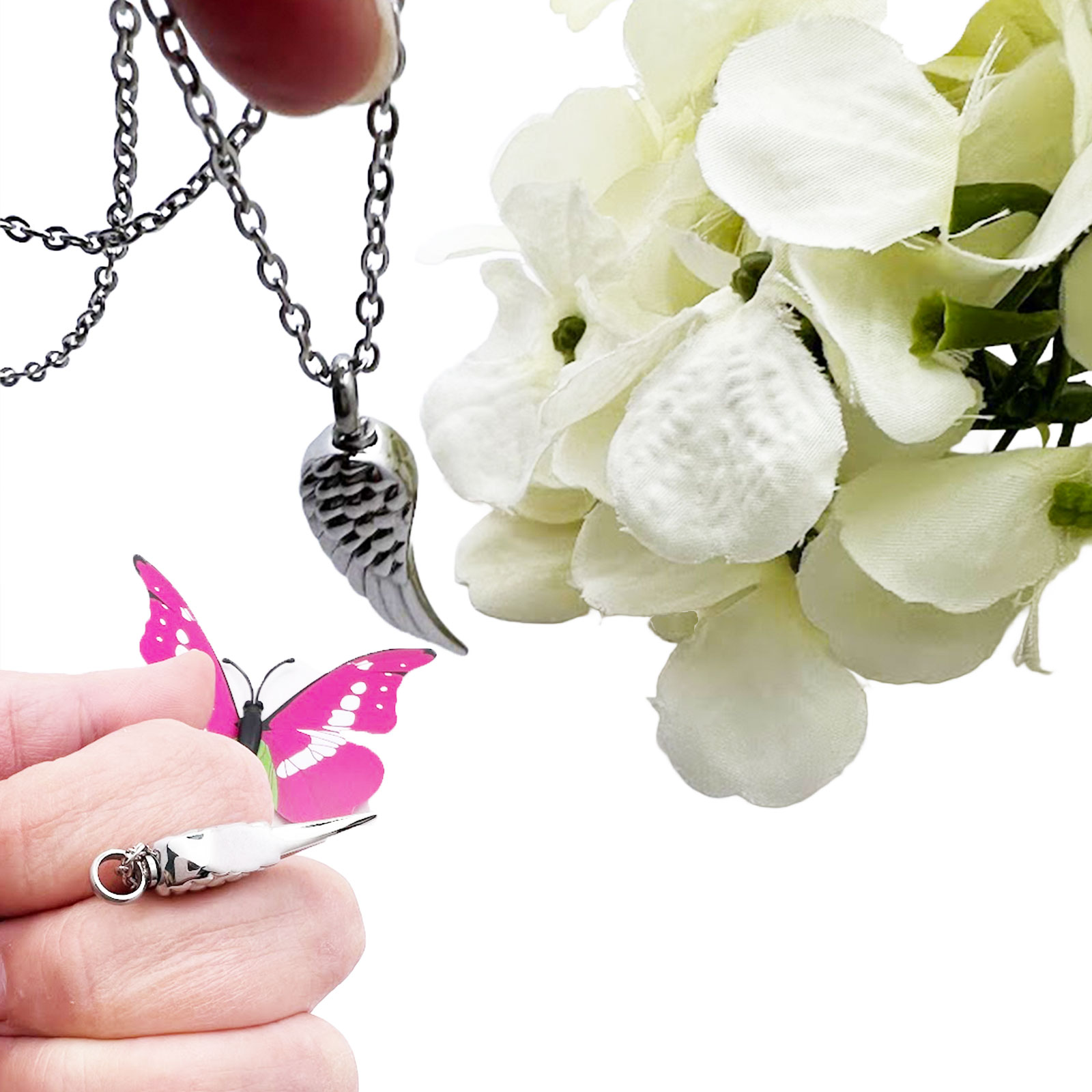 Angel Wing Cremation-Necklace