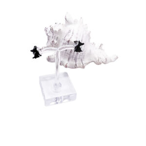 Black Chihuahua Dog Earrings