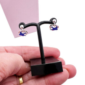 Bluebird Heart Drop Earrings
