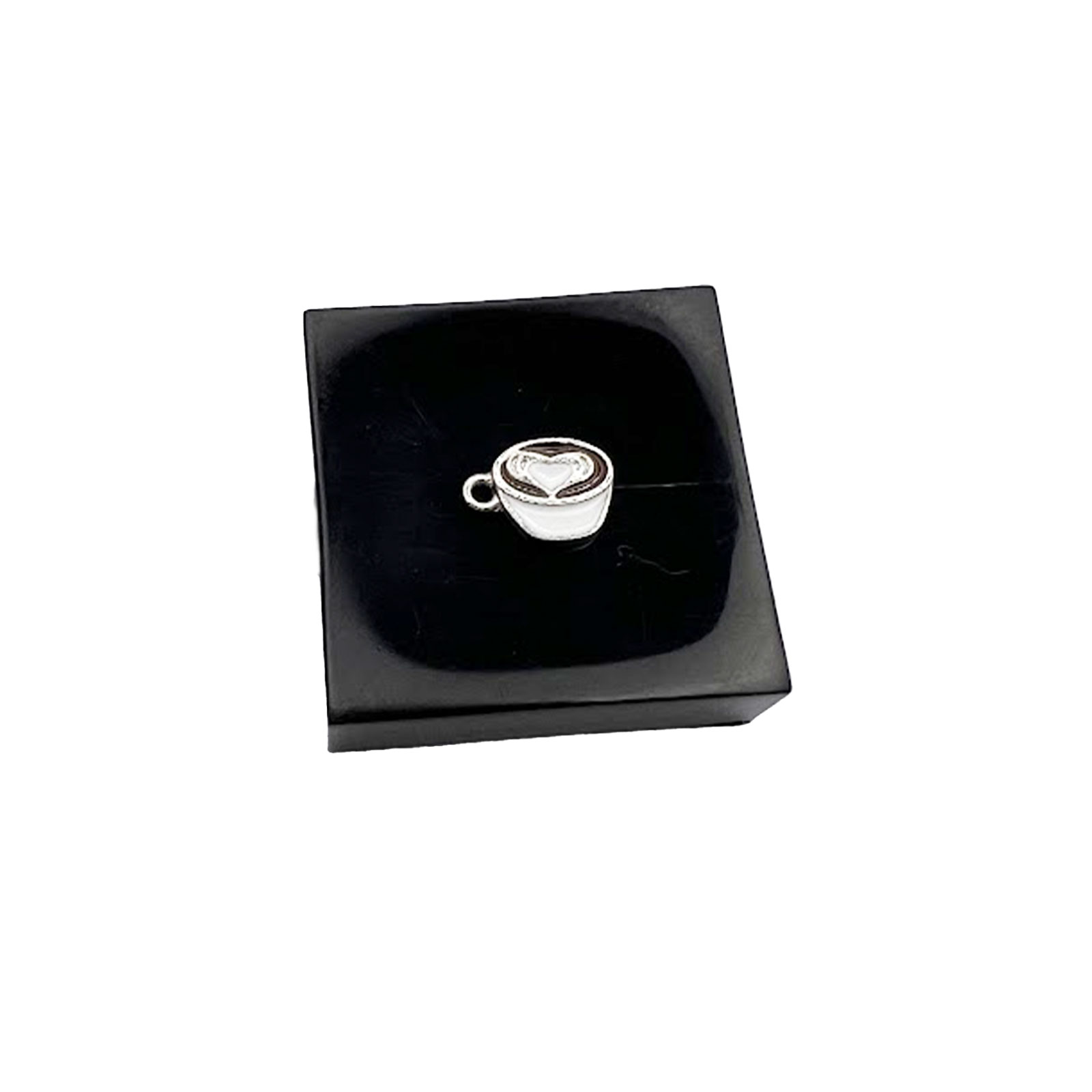Cappuccino Cup Floating Charm