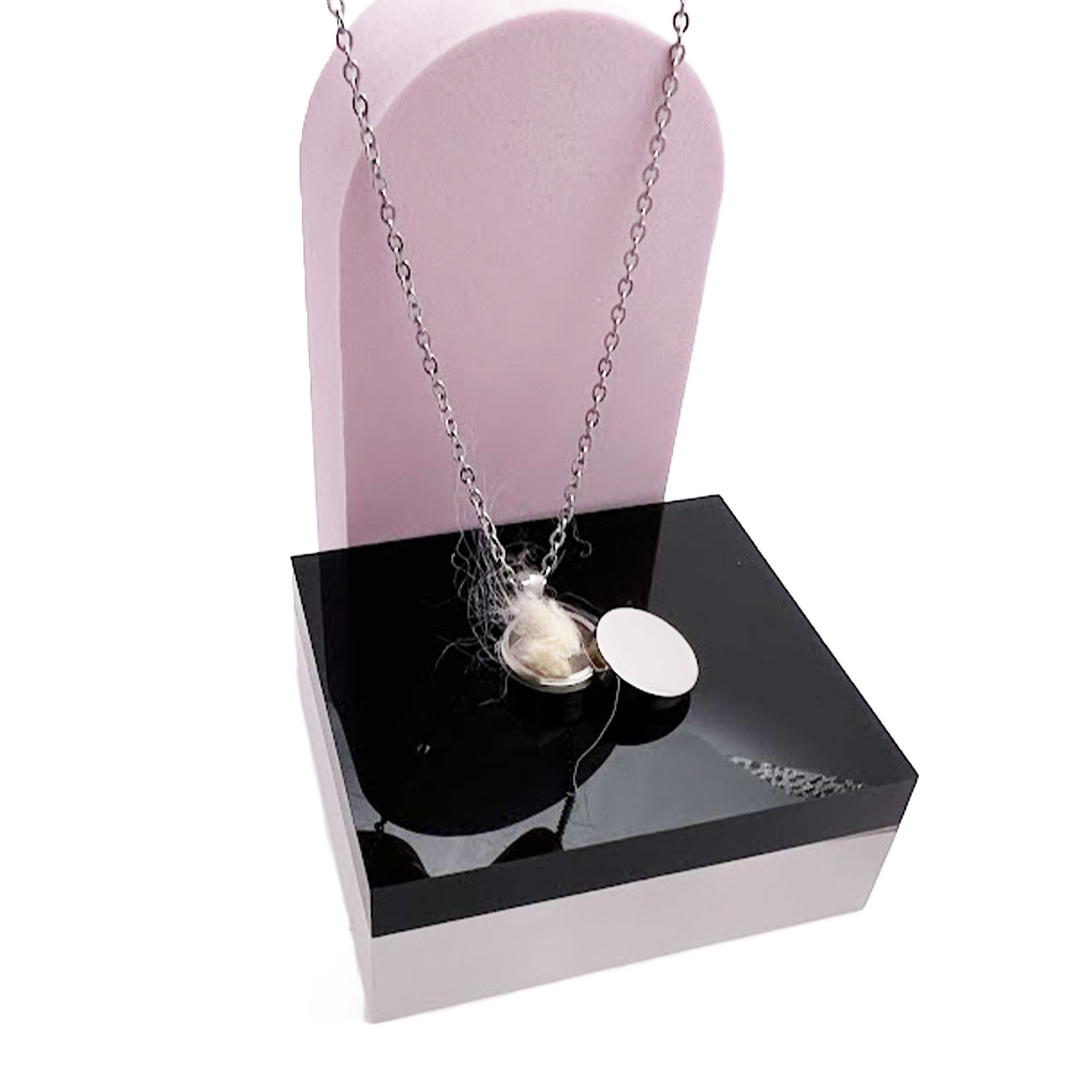 Fur Hair Urn Necklace