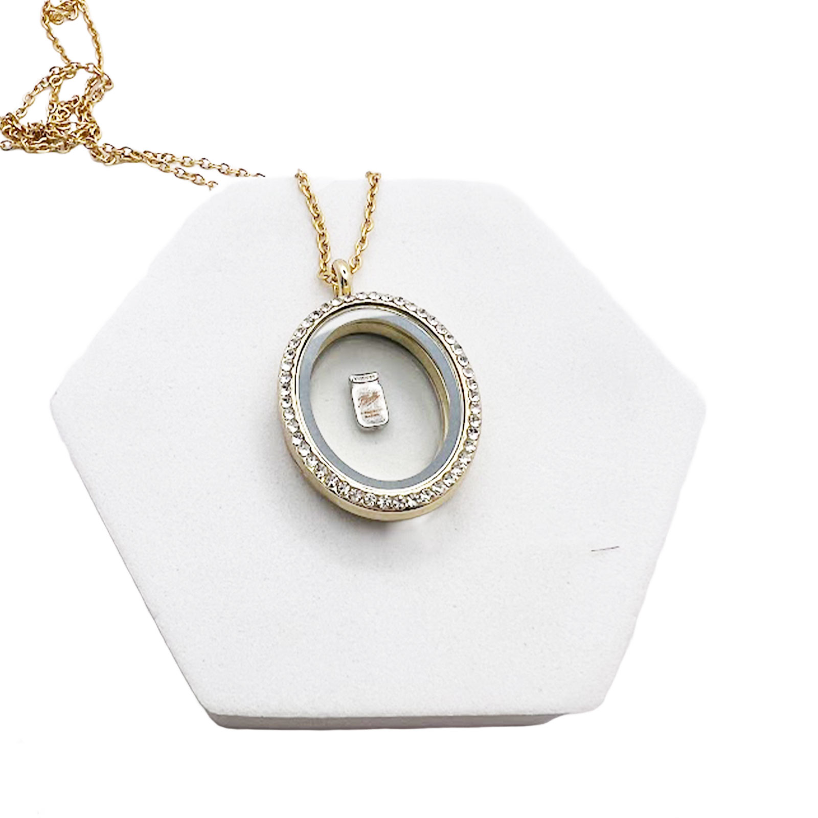 Mason Jar Floating Charm