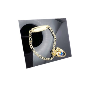 Personalised Figaro Bluebird Bracelet