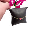 Pink Heart Charm Bracelet