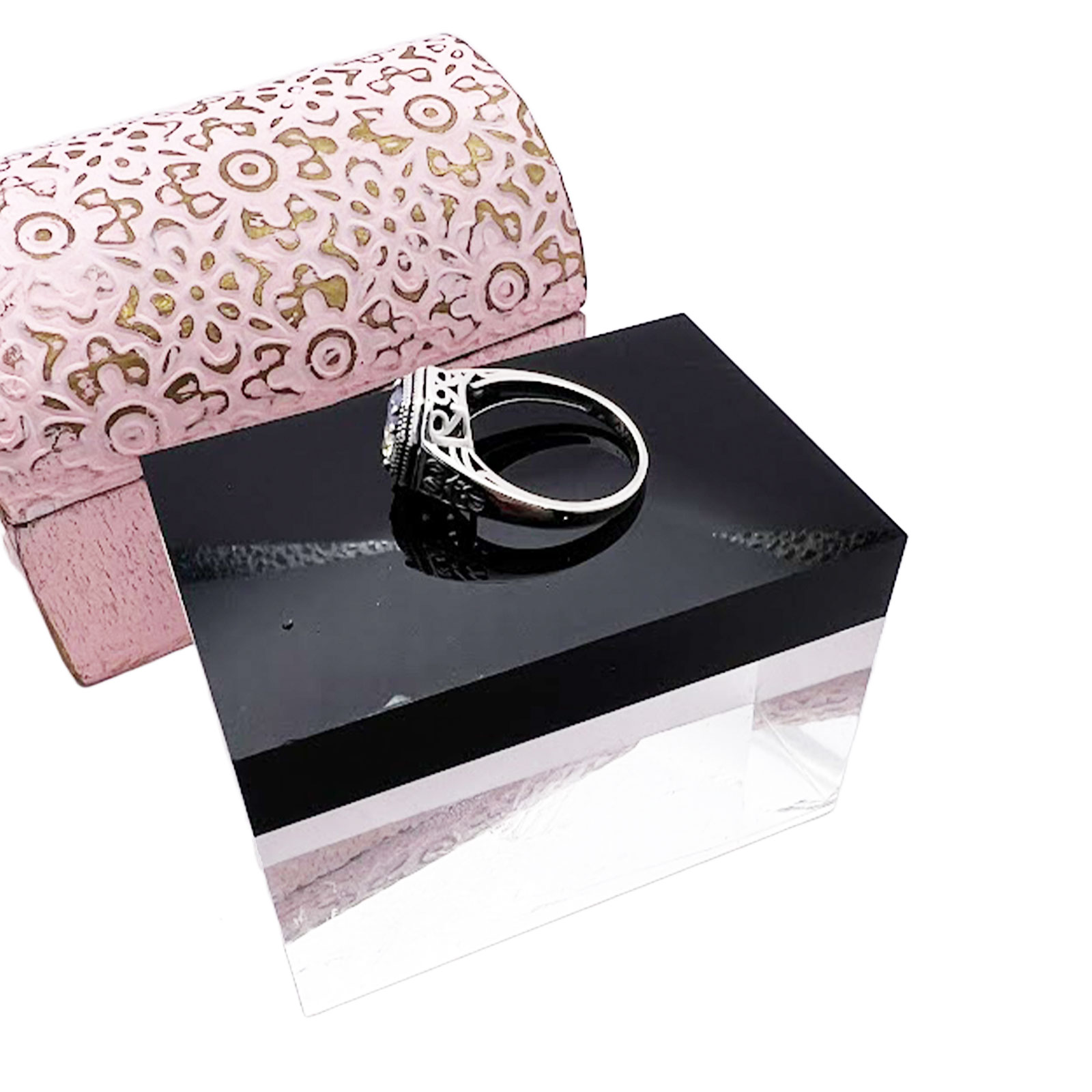 Sterling Silver CZ Ring-6.5