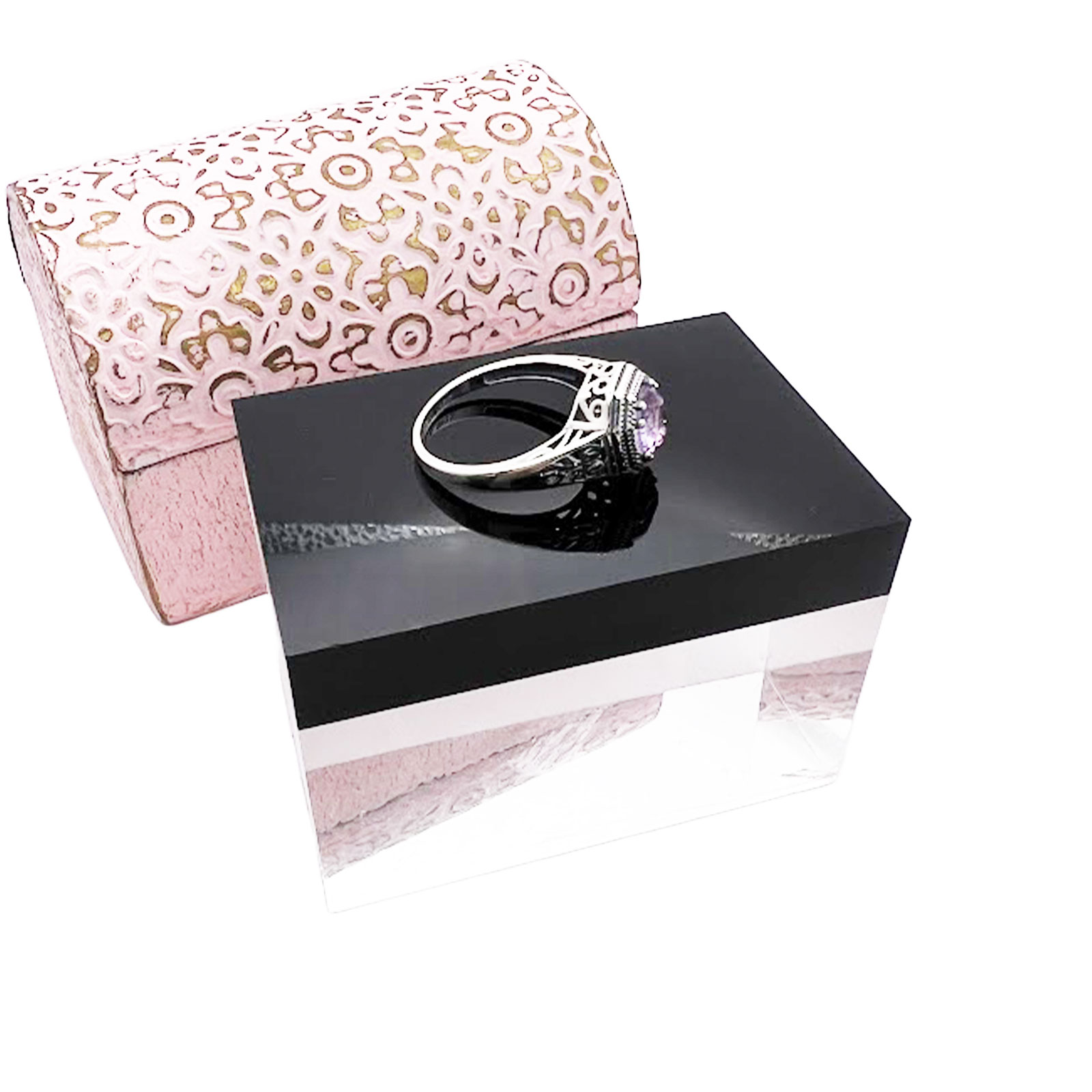 Sterling Silver CZ Ring-Alexandrite-8