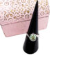 Sterling Silver CZ Ring-Emerald-7 2 Sterling Silver CZ Ring