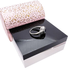 Sterling Silver CZ Ring-Tanzanite-6.5