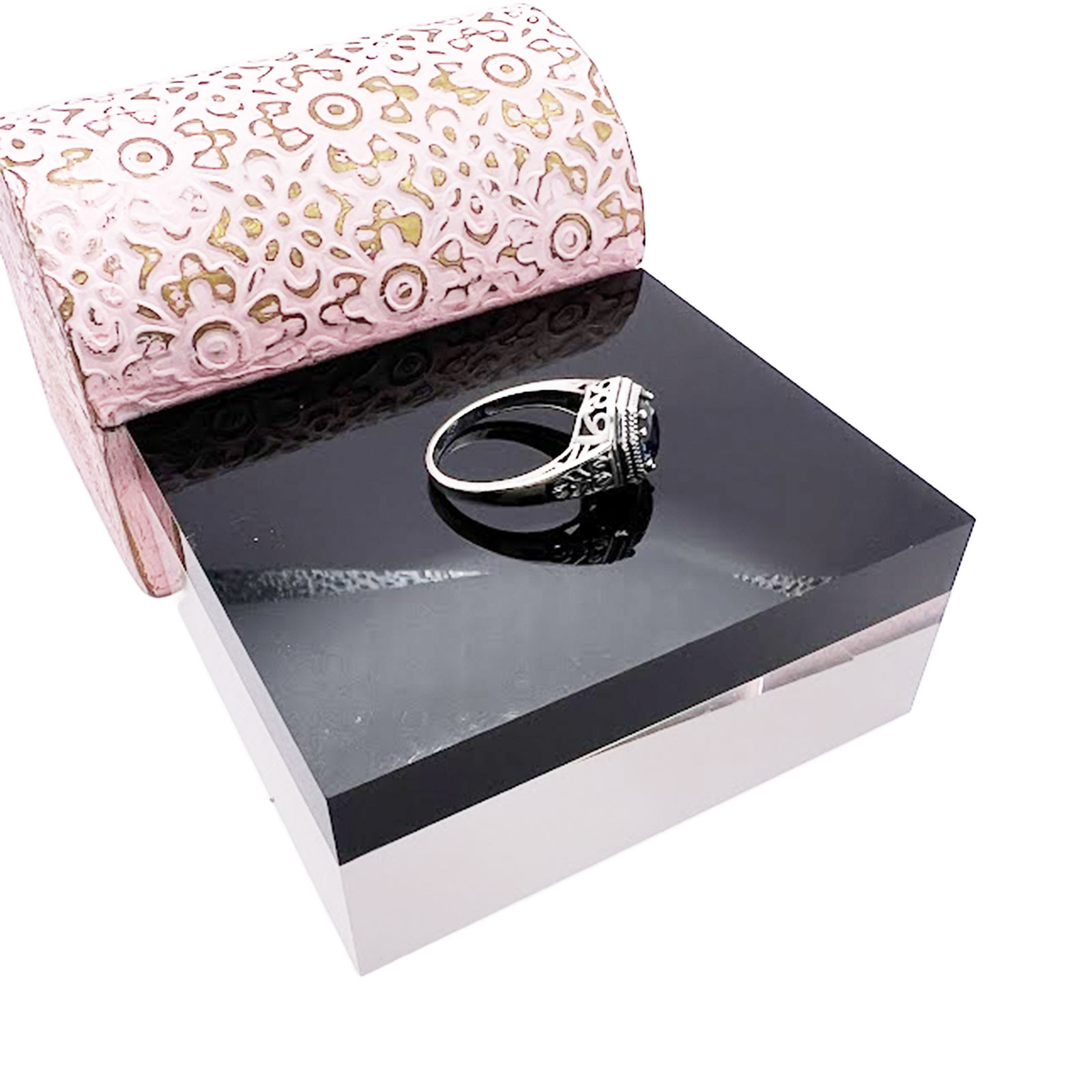 Sterling Silver CZ Ring-Tanzanite-6.5