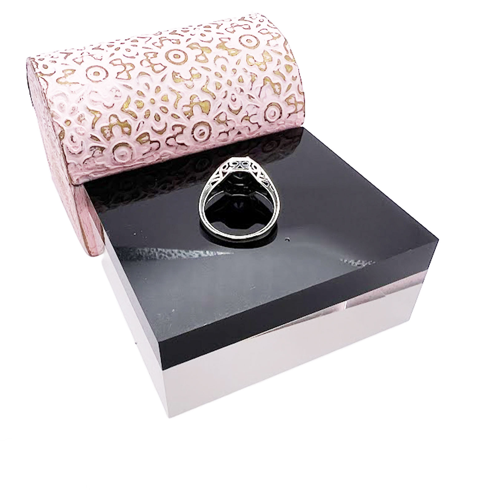 Sterling Silver CZ Ring-Tanzanite-6.5
