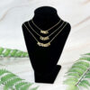 Customised Bubble Name Necklace-Gold 1 Customised Bubble Name Necklace