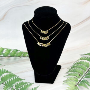 Customised Bubble Name Necklace
