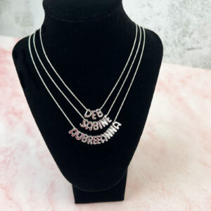 Customised Bubble Name Necklace