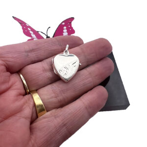 Sterling Silver Heart Photo Locket