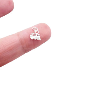 Sterling Silver Train Charm
