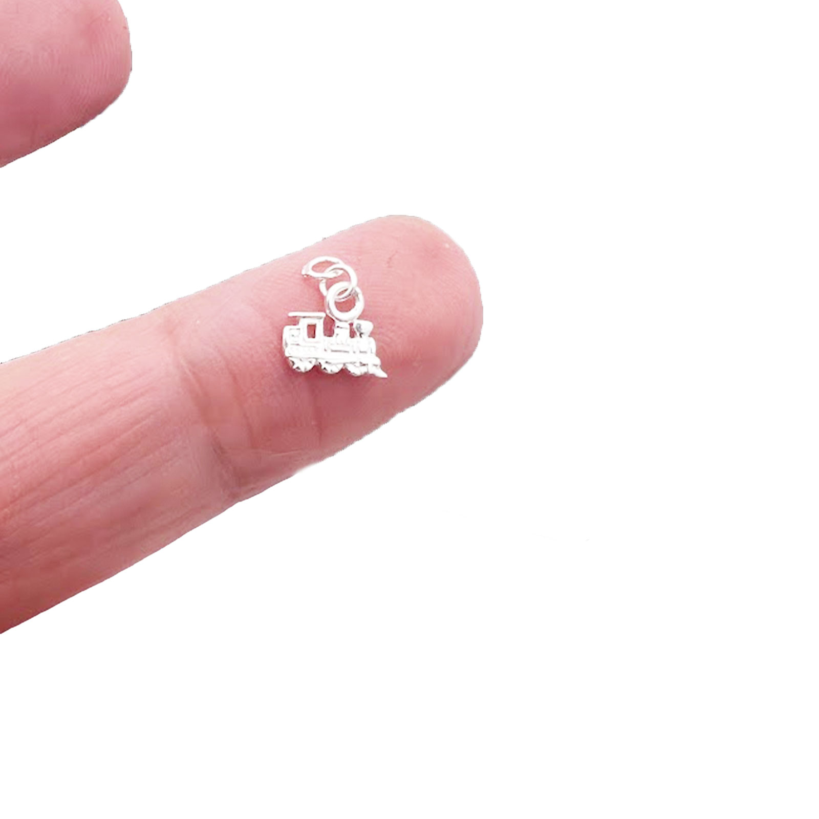 Sterling Silver Train Charm